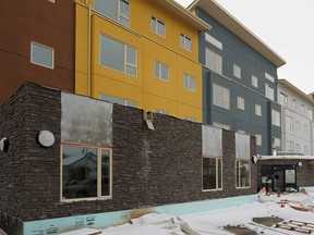 EDMONTON, ALBERTA: FEBRUARY 14, 2014 - Ambrose Place, a facility for homeless people under construction in the McCauley community of downtown Edmonton, is scheduled to open in June. PHOTO BY LARRY WONG