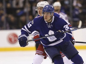 Toronto Maple Leafs Auston Matthews C during the first period in Toronto on Friday February 24, 2017. (Jack Boland/Toronto Sun/Postmedia Network)