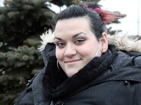 Katie Charboneau, organizer of the Adaptive Curling Bonspiel for the Revved Up program, in Kingston on Saturday. The bonspiel is April 8 at the Royal Kingston Curling Club. (Steph Crosier/The Whig-Standard)