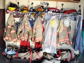 An inside look of the current Monkton fire hall. ANDY BADER/MITCHELL ADVOCATE