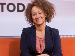 Former NAACP leader Rachel Dolezal appears on NBC's "Today" show set in New York on June 16, 2015. Dolezal is unable to find work and is nearly homeless. (Anthony Quintano/NBC News via AP/Files)