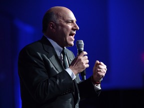 Kevin O'Leary speaks during the Manning Centre Conference in Ottawa on Friday, Feb. 24, 2017. (THE CANADIAN PRESS/PHOTO)