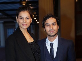 British Indian actor Kunal Nayyar and his wife Indian model Neha Kapur attend a reception this evening to mark the launch of the UK-India Year of Culture 2017 on February 27, 2017 in London, England. The reception will bring together the best of British and Indian culture and creativity, represented through a range of high profile guests with an interest in both countries. The attendees include guests from the fields of performing arts, fashion, food, literature and sport such as Kunal Nayyar, Neha Kapur, Ayesha Dharker, Kapil Dev, Rio Ferdinand, Anoushka Shankar and Joe Wright. (Photo by Matt Dunham - WPA Pool/Getty Images)