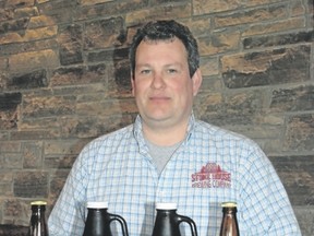 Mike Corrie opened Stone House Brewing in rural Huron County a year ago. (Wayne Newton/Special to Postmedia News)