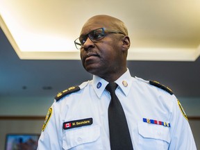 It’s outrageous Police Chief Mark Saunders has been asked to consider the idea of instructing his officers not to tell Canadian border security officials about illegal migrants in Toronto. (ERNEST DOROSZUK/TORONTO SUN)