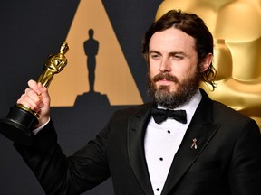 Actor Casey Affleck, winner of Best Actor for 'Manchester by the Sea' poses in the press room during the 89th Annual Academy Awards at Hollywood & Highland Center on February 26, 2017 in Hollywood, California. (Photo by Frazer Harrison/Getty Images)