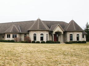 The site identified for Central Huron's hospice is this large rural home on Highway 8 between Clinton and Holmesville. (Justine Alkema/Clinton News Record)