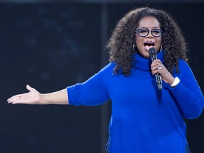 Oprah Winfrey at Verizon Center in Washington, D.C., in 2014. (Washington Post photo by Linda Davidson)