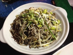 Soba noodle salad at Makita. Peter Hum/Postmedia