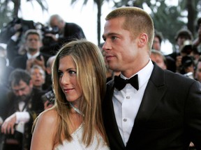 File photo of Brad Pitt and Jennifer Aniston. (Getty Images)