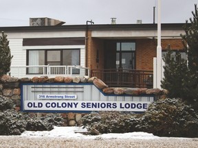 A total of 11 residents are living at the Old Colony Seniors Lodge in Carmangay. Stephen Tipper Vulcan Advocate