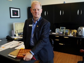 Intelligencer File Photo/Luke Hendry
Dr. Dick Zoutman sits in his office at Belleville General Hospital. Zoutman penned a recent study showing Canadian hospitals need to engage frontline health care professionals to be effective in improving the quality and safety of patient care.