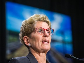 Ontario Premier Kathleen Wynne announces cuts to hydro rates on average of 25 per cent during a press conference in Toronto, Ont. on Thursday March 2, 2017. Ernest Doroszuk/Toronto Sun/Postmedia Network