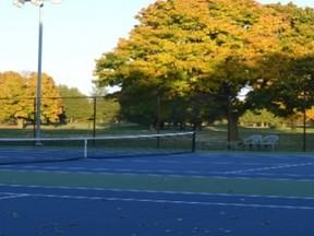 Tennis courts at the Maitland Country Club in Goderich. (Photo courtesy of themaitland.com)