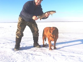 Neil and Penny with a Lac Ste. Anne pike