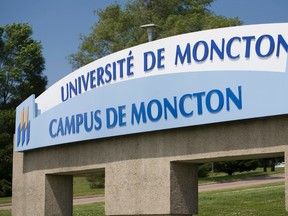 The University of Moncton says it's blocking malicious emails being sent to students and staff about a female student. (University of Moncton)