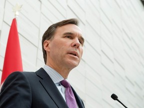 Finance Minister Bill Morneau announces investment in research infrastructure at Ryerson University in Toronto on Friday, March 3, 2017. (THE CANADIAN PRESS/Frank Gunn)