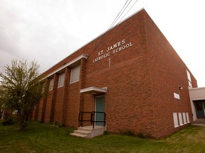 St. James Catholic school at 7814 83rd St. in Edmonton. Greg Southam