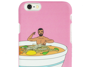 ADrake-themed iPhone case featuring a cartoon Drizzy sitting hot-tub style in a giant bowl of pho is the latest offering from social-media platform Toronto's Finest. (TORONTO'S FINEST/PHOTO)