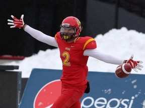 Receiver Rashaun Simonise’s draft year is being deferred from 2017 to 2018. (The Canadian Press)