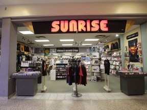 Sunrise Records in Cloverdale Mall in Etobicoke is pictured on Sunday. (ERNEST DOROSZUK, Toronto Sun)