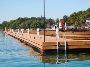 The Ivy Lea Club dock, installed in 2014. (Postmedia Network file photo)