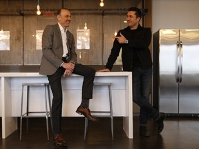 MasterChef Canada's judges Michael Bonacini (L) and Claudio Aprile pose for promotion images - the 4th season of the show kicked off on Thursday March 2 on Thursday March 2, 2017. Jack Boland/Toronto Sun/Postmedia Network