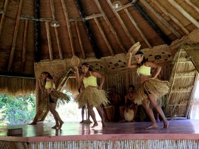 A native dance performance is a highlight of any visit to the Kalinago Barana Aute cultural centre on Dominica. (JIM BYERS PHOTO)