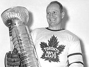 Plans are in the works to celebrate Clarence “Happy” Day by bringing the commemorative banner from the Air Canada Centre to St. Thomas. The hockey legend was born in Owen Sound, Ont. before making his home in St. Thomas after he retired from hockey. (FILE PHOTO)