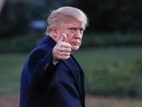 President Donald Trump waves as he walks towards the White House on March 5. (GETTY IMAGES)