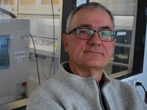 University of Alberta researcher William Shotyk in the university's SWAMP lab.