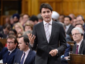 Prime Minister Justin Trudeau answers a question during Question Period in the House of Commons in Ottawa on Wednesday, Feb. 22, 2017. THE CANADIAN PRESS/Adrian Wyld