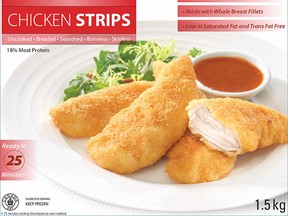Hampton House brand chicken strips. (Supplied Photo)