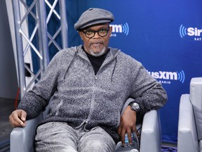 Actor Samuel L. Jackson speaks during SiriusXM's 'Town Hall' with the cast of 'Kong: Skull Island'; town hall to air on SiriusXM's Entertainment Weekly Radio on March 6, 2017 in New York City. (Photo by Cindy Ord/Getty Images for SiriusXM)