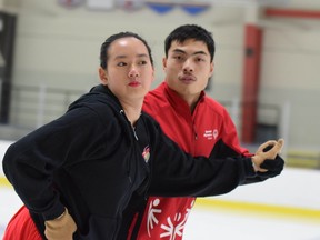 Jack Fan (right) and Katie Xu, both of Ottawa, will skate in dance as well as their respective singles competitions for Canada at the Special Olympics World Winter Games March 14-25 in Austria. (AMAL ABDULSALAM/Photo)