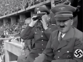 New video shows Hitler “tweaking” out. (SCREENGRAB)