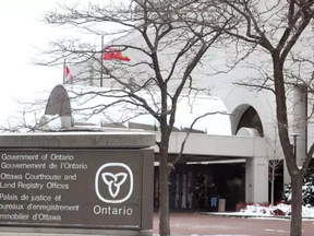 Ottawa Courthouse. JEAN LEVAC/POSTMEDIA