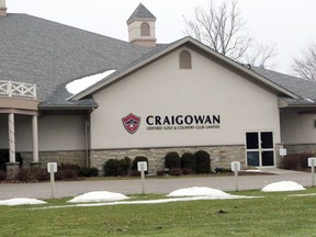 Craigowan Golf and Country Club shareholders officially voted to sell the club to LH Group Golf Inc. in a special shareholder meeting March 8. The vote was nearly unanimous in moving forward with LH Group Golf Inc. (Greg Colgan/Woodstock Sentinel-Review)