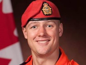 A search and rescue technician with the Royal Canadian Air Force has died in a training accident near Yorkton, Saskatchewan. MCpl Alfred Barr, of 435 Transport and Rescue Squadron, is seen in an undated handout photo. (THE CANADIAN PRESS/HO-DND)