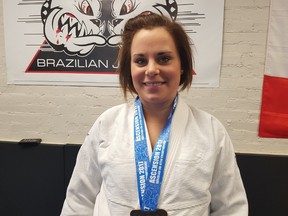 Jessie Plant, will be competing at the Pan Jiu-Jitsu IBJJF Championship in Irvine, California from Mar. 15-19. The St. Thomas native has only been training in Jiu-Jitsu for three years. (Laura Broadley/Times-Journal)