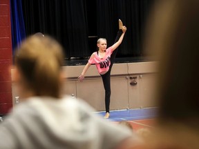 Grade 4 student Natalie danced to the song Try Everything during the VES Talent Show on Friday, March 3. Taylor Hermiston/Vermilion Standard/Postmedia Network.