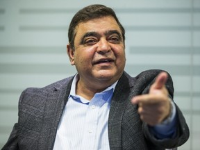 Deepak Obhrai, a candidate in the leadership race for the Conservative Party of Canada, meets with the editorial board of the Toronto Sun in Toronto on Wednesday, March 8, 2017. Ernest Doroszuk/Toronto Sun