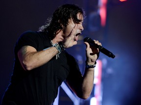 Singer Scott Stapp of Creed performs at the Wiltern Theatre on May 15, 2012 in Los Angeles, California. (Photo by Kevin Winter/Getty Images)