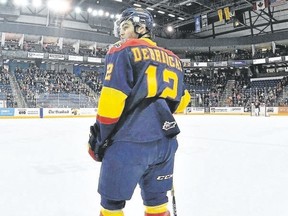 Terry Wilson/OHL Images
OHL All-Star Alex DeBrincat of the Erie Otters.