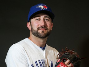 T.J. House of the Toronto Blue Jays poses for a portrait during photo day at Florida Auto Exchange Stadium on Feb. 21, 2017 in Dunedin, Florida. (Mike Stobe/Getty Images)