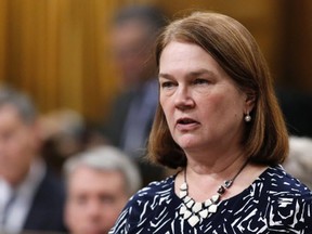 Health Minister Jane Philpott answers a question during Question Period in the House of Commons in Ottawa, Thursday, March 9, 2017. (THE CANADIAN PRESS/ Patrick Doyle)