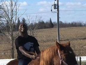 Here is a picture of 30-year-old Vincent from Kenya. The owner of Cotton Harvest Quilt Shop in Seaforth, Trina O' Rourke sponsored him 16 years ago through a charity initiative to further his education. They met in in person for the first time earlier this month. (Submitted photo)