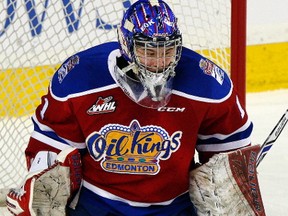 Edmonton Oil Kings goaltender Patrick Dea made 45 saves in a 4-0 loss to the Medicine Hat Tigers at Rogers Place on Friday.