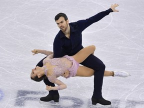 GANGNEUNG, SOUTH KOREA - FEBRUARY 18: Lively's Meagan Duhamel and Eric Radford of Canada compete in the Pairs Free Skating during ISU Four Continents Figure Skating Championships - Gangneung -Test Event For PyeongChang 2018 at Gangneung Ice Arena on February 18, 2017 in Gangneung, South Korea. (Photo by Koki Nagahama/Getty Images)
