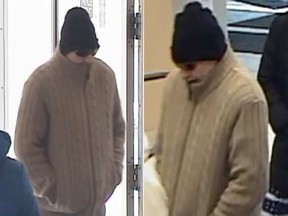 The Ottawa Police Service Robbery Unit is investigating a recent bank robbery and is seeking the public's assistance to identify the suspect responsible.